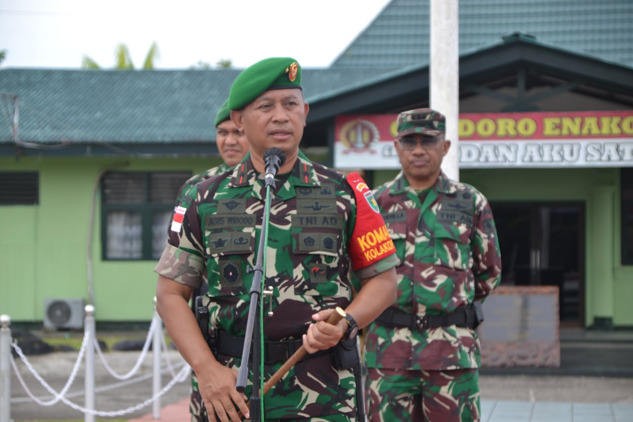 Pimpin Upacara Satgas Pam Obvitnas PT. Freeport Indonesia, Brigjen TNI Agus Widodo: Tugas Ini Kepercayaan Negara yang Patut Disyukuri