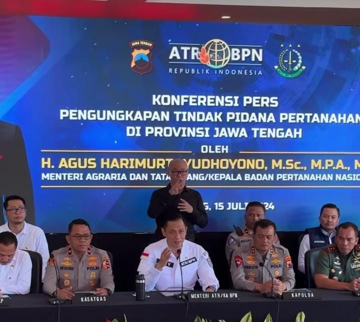 Menteri ATR/Kepala BPN RI, Ngaku Hari Ini Habis Gebuk Mafia Tanah di Kedua Wilayah Ini