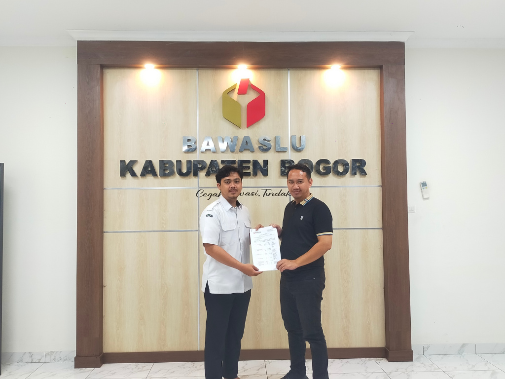 Melalui Kuasa Hukum, Bacabup Gunawan Hasan Sengketakan KPU Kabupaten Bogor ke Bawaslu