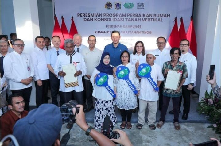 Hasil Kolaborasi Dengan Pemprov DKI Jakarta dan Yayasan Ini, Kementerian ATR/BPN Resmikan Program Perbaikan Rumah Cinta Damai
