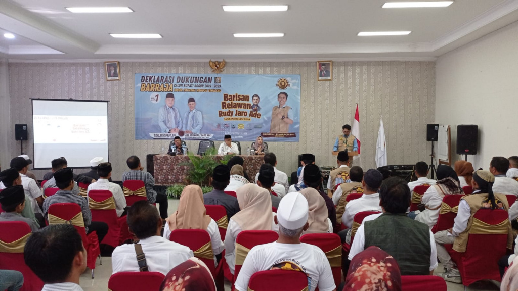 Barraja Deklarasikan Dukungan Siap Menangkan Paslon Rudy-Ade di Pilbup Bogor 2024