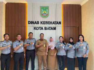 Kunjungi Dinkes Kota Batam, Fajar: Kerjasama Untuk Meningkatkan Kualitas Kesehatan di Rutan