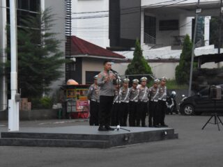 Pimpin Apel Pagi Sat Lantas Polres Bogor, AKBP Rio Tekankan Disiplin dan Pelayanan Prima kepada Masyarakat