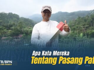 Ini Kata Masyarakat Soal Pasang Pembatas atau Patok? Yuk Simak Video Berikut