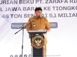 Bupati Bogor Lepas Ekspor Perdana 48 Ton Durian Beku ke Pasar Internasional