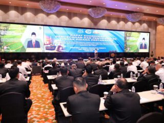 Buka Rakor Pencegahan dan Penyelesaian Tindak Pidana Pertanahan, Menteri ATR/Kepala BPN Nusron Wahid Ajak APH Pererat Kolaborasi Berantas Mafia Tanah