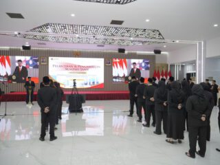 Lantik Pejabat Fungsional, Sekjen ATR/BPN Dalu Agung: Harus Pandai, Cerdas, dan Tekun