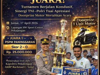 Ambokembang Cup 1 Tahun 2026 Sukses Digelar, PSPM Paninggaran Raih Juara
