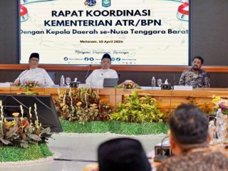 Rakor Bersama Pemprov NTB, Menteri ATR/Kepala BPN Nusron Wahid Sebut Integrasi Data Tanah dan Pajak Bisa Dongkrak PAD hingga 300 Persen