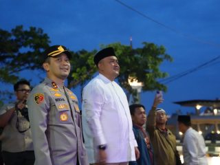 Bupati Bogor Bersama Kapolres Monitoring Keberangkatan 115 Bus Pekerja Dalam Rangka May Day 2026 Di Monas