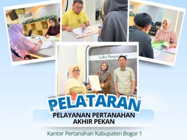 Kantah Kabupaten Bogor 1 Rutin Buka Pelayanan  PELATARAN, Catat Jadwalnya Ini