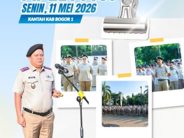 Momentum Apel Pagi Rutin, Dimanfaatkan Kakantah Kabupaten Bogor 1 Untuk Ajak Jajarannya Lakukan Ini