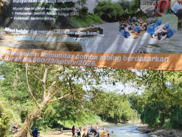 Jadi Tempat Edukasi Wisata, Rest Domba Tubing Karadenan Dipadati Warga