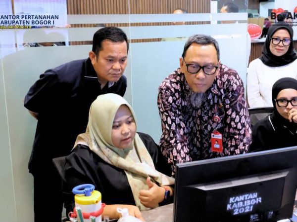 Hasan Basri Natamenggala Lakukan Kunjungan Kerja ke Kantor Pertanahan Kabupaten Bogor I