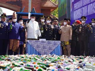 Perangi Narkoba, Pemkab Bogor Beraama Polres Bogor Berhasil Jutaan Butir Obat Keras, Narkoba dan Miras