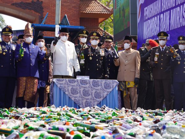 Perangi Narkoba, Pemkab Bogor Beraama Polres Bogor Berhasil Jutaan Butir Obat Keras, Narkoba dan Miras
