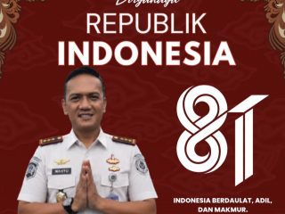 Lapas Khusus Kelas IIA Gunung Sindur Mengucapkan Selamat HUT ke-81 RI