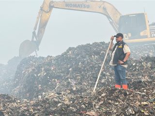 Bupati Bogor Rudy Susmanto Pastikan Penanganan Kebakaran TPA Galuga Dikebut hingga Tuntas