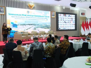 Gelar Sosialisasi Percepatan Sertipikasi Tanah bagi MBR, Kejar Target 3 Juta Bidang