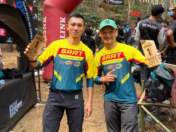 Pebalap SART Kabupaten Bogor Raih Podium Pertama di Paskal Downhill Race 2026