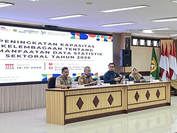 Pemkab Bogor Perkuat Pemanfaatan Data Statistik Sektoral Untuk Dukung Pembangunan Daerah